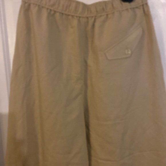 Darling, journey easy pant tan Linen Beige Cream barrel wide leg pull on S NWT - Picture 15 of 16